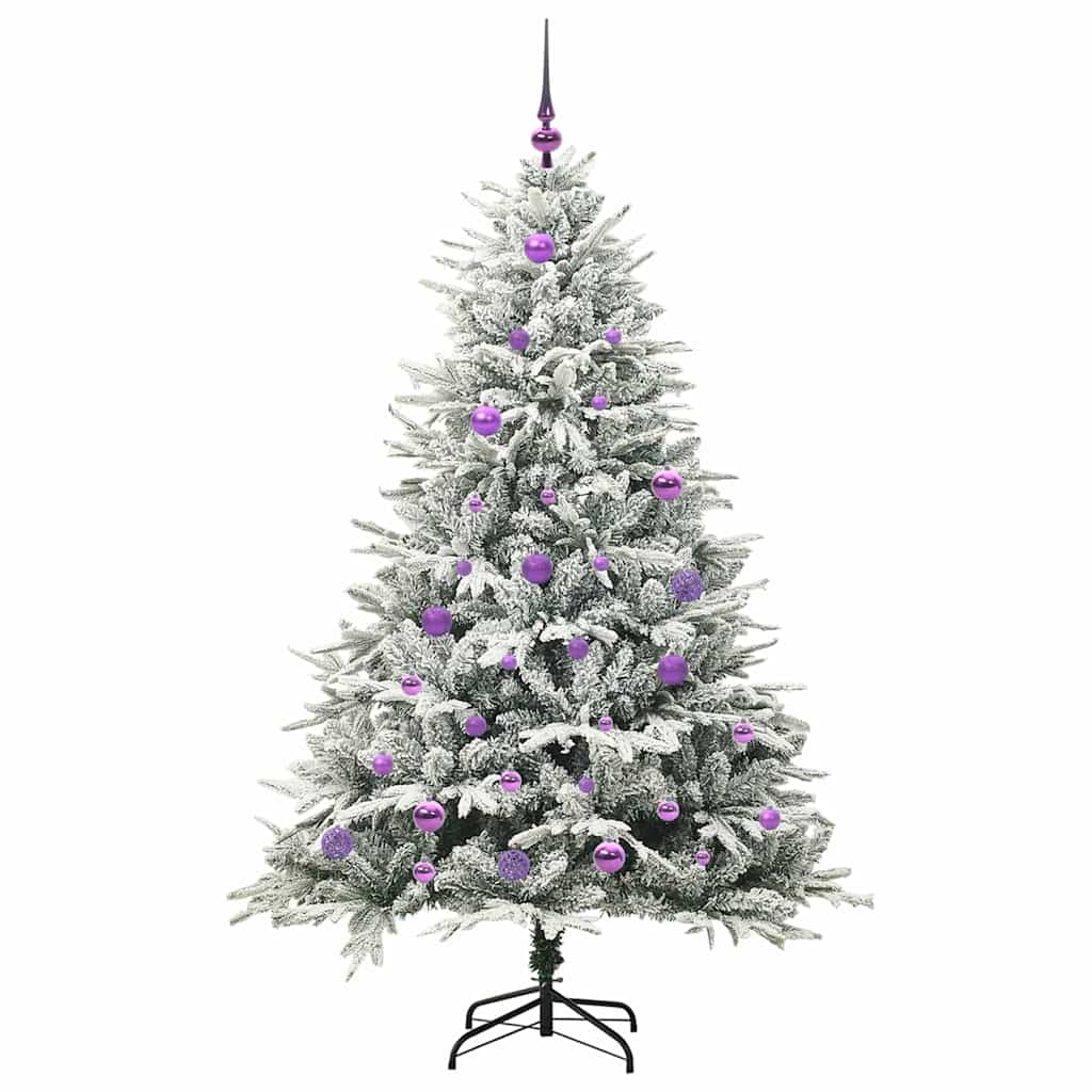 Artificial Pre-lit Christmas Tree with Ball Set Green 150 cm