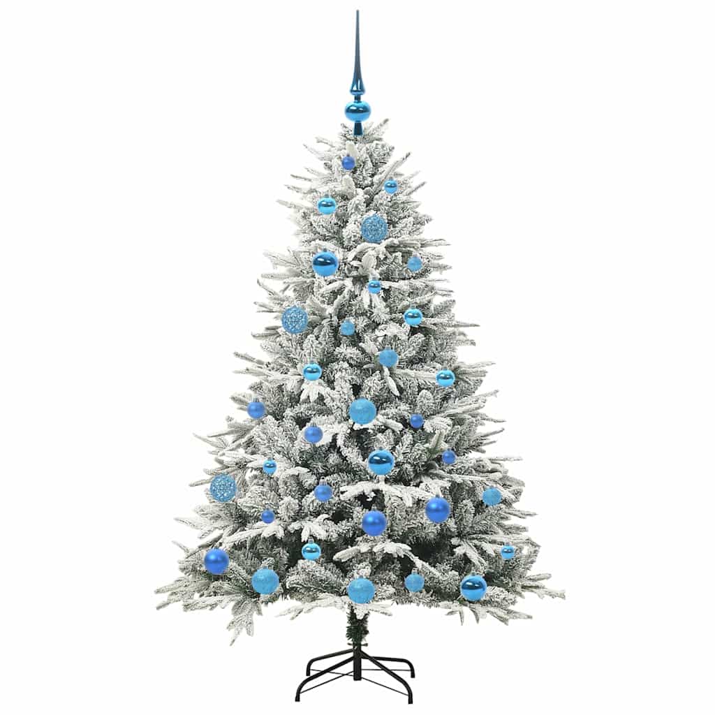Artificial Pre-lit Christmas Tree with Ball Set Green 150 cm