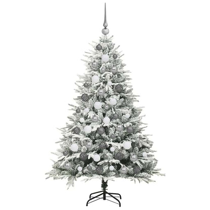 Artificial Pre-lit Christmas Tree with Ball Set Green 180 cm