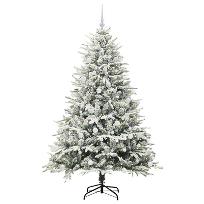 Artificial Pre-lit Christmas Tree with Ball Set Green 180 cm