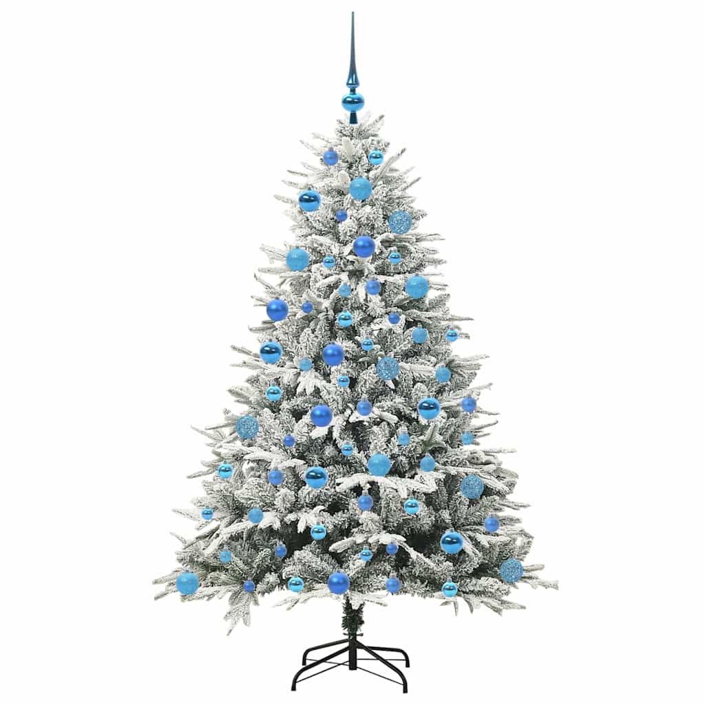 Artificial Pre-lit Christmas Tree with Ball Set Green 180 cm