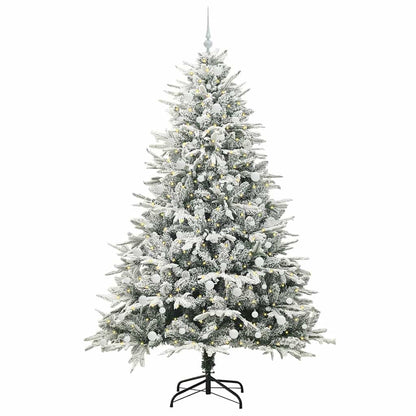 Artificial Pre-lit Christmas Tree with Ball Set Green 240 cm