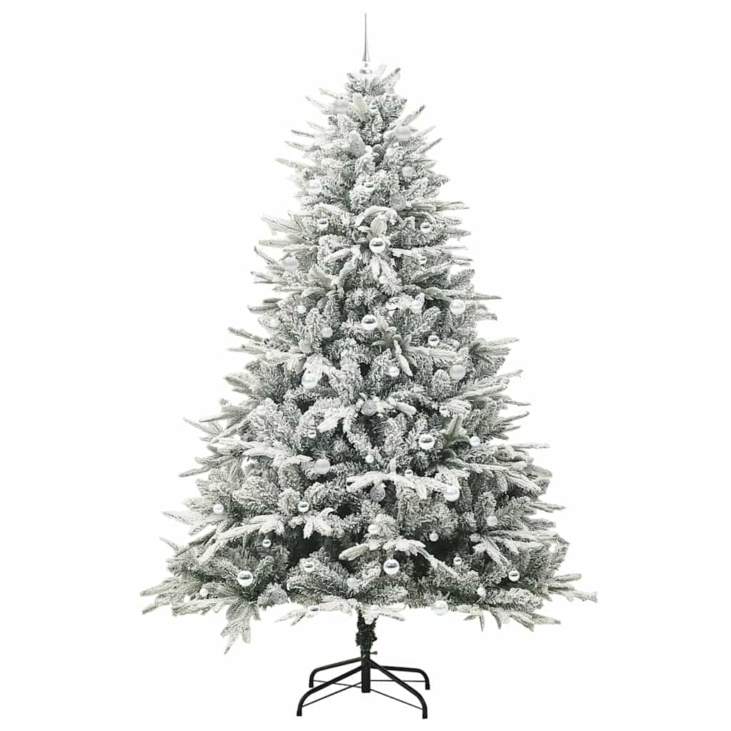Artificial Pre-lit Christmas Tree with Ball Set Green 240 cm