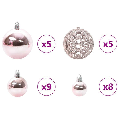 Artificial Hinged Christmas Tree with Flocked Snow 150 cm