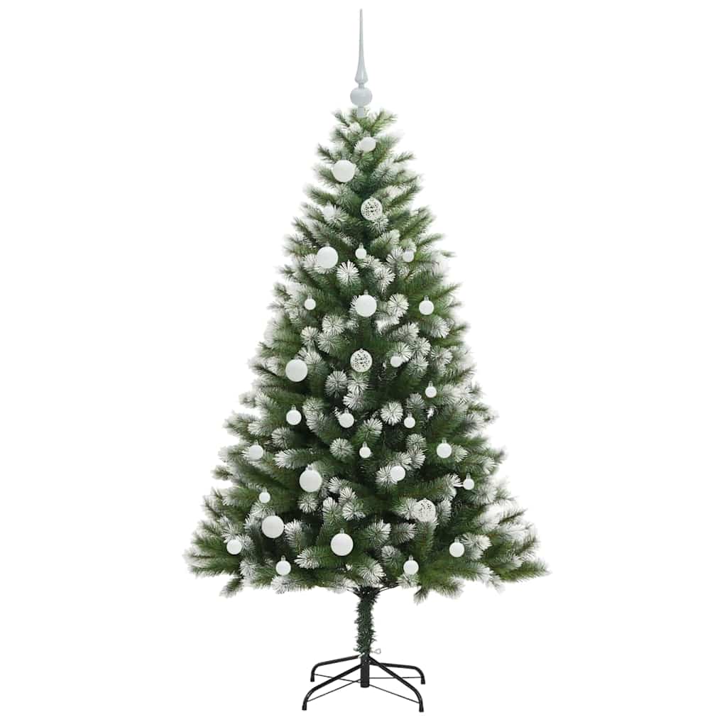 Artificial Hinged Christmas Tree with Flocked Snow 150 cm