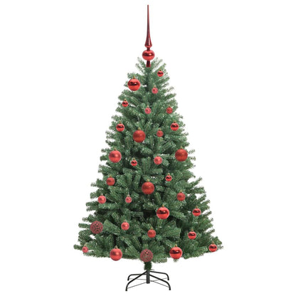 Artificial Hinged Christmas Tree Green 120 cm PVC and Metal