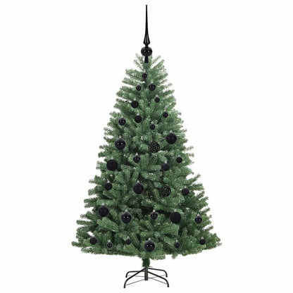 Artificial Hinged Christmas Tree Green 120 cm PVC and Metal