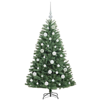 Artificial Hinged Christmas Tree Green 120 cm PVC and Metal