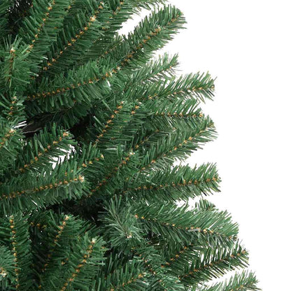 Artificial Hinged Christmas Tree Green 180 cm PVC and Metal