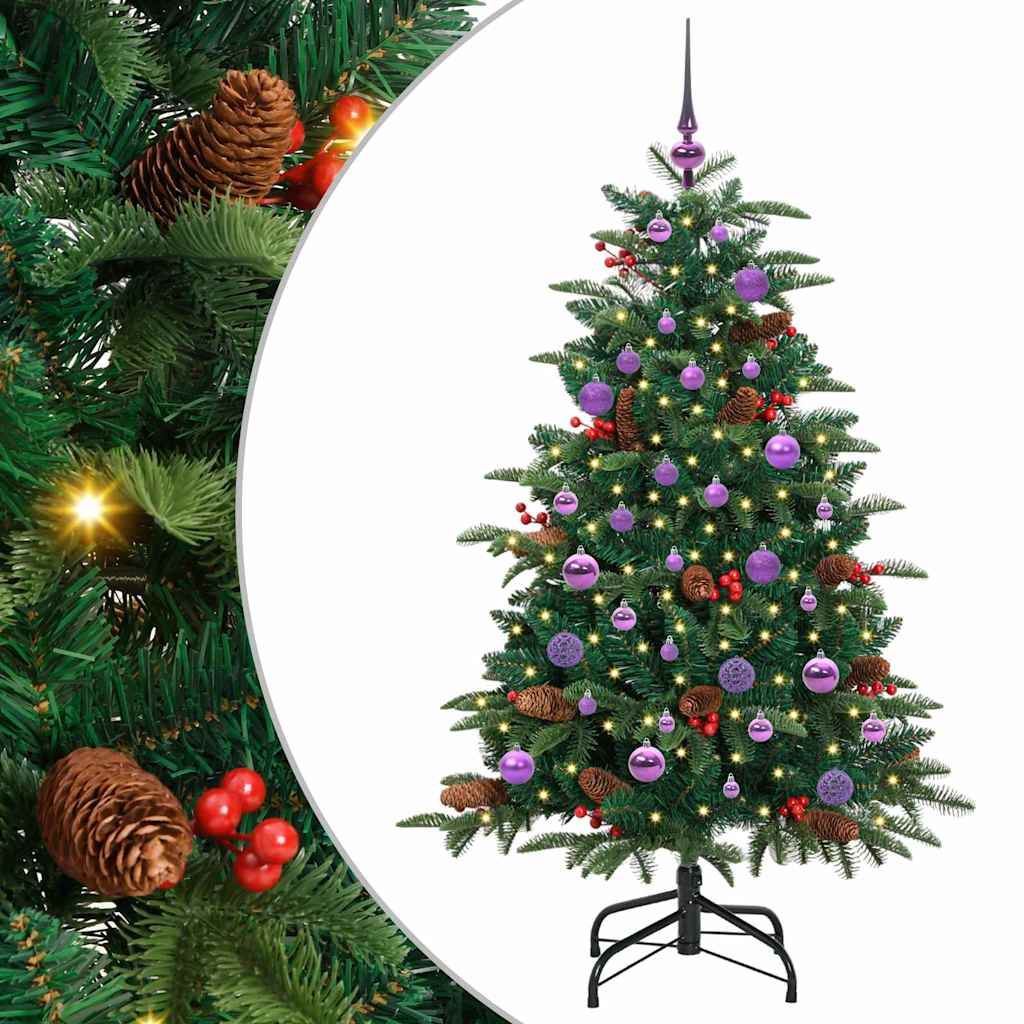 Artificial Christmas Tree with 150 LEDs with Stand Green 150 cm