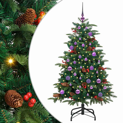 Artificial Christmas Tree with 150 LEDs with Stand Green 150 cm