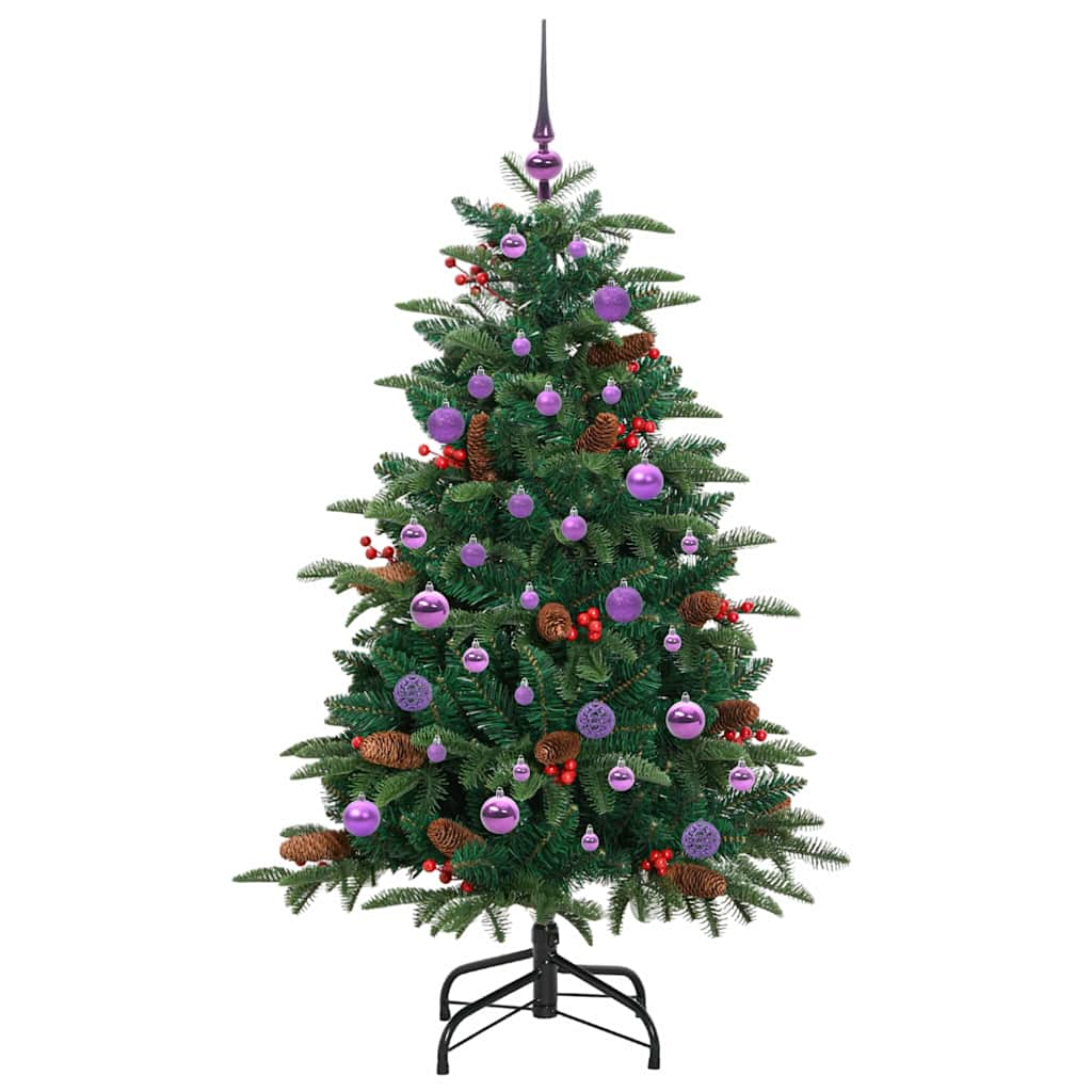 Artificial Christmas Tree with 150 LEDs with Stand Green 150 cm
