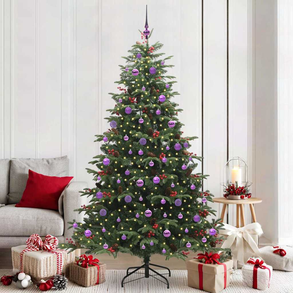 Artificial Christmas Tree with 300 LEDs Green 210 cm