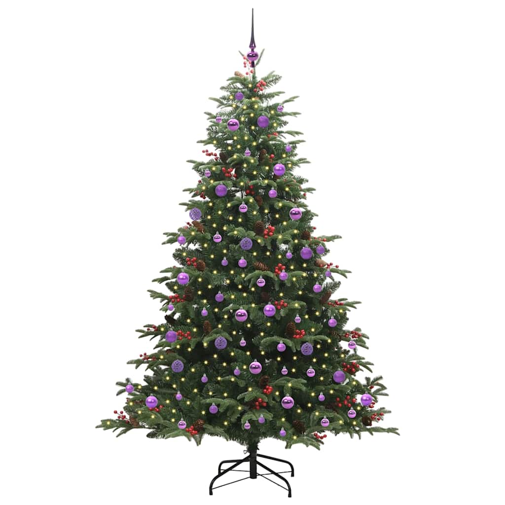 Artificial Christmas Tree with 300 LEDs Green 210 cm