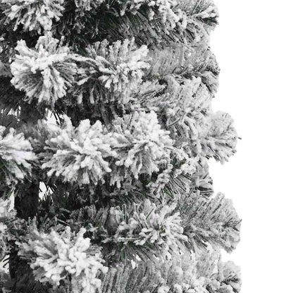 Artificial Hinged Christmas Tree Green and White 120 cm