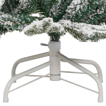 Artificial Hinged Christmas Tree White 150 cm PE and PVC