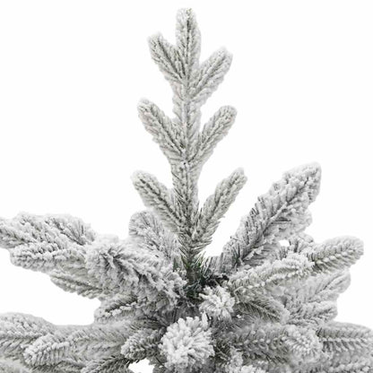Artificial Hinged Christmas Tree White 150 cm PE and PVC