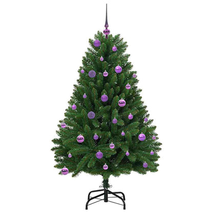 Artificial Christmas Tree Green 150 cm PVC and Metal
