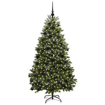 Artificial Christmas Tree Green 180 cm PVC and Metal