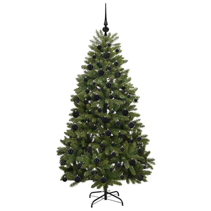 Artificial Christmas Tree Green 180 cm PVC and Metal