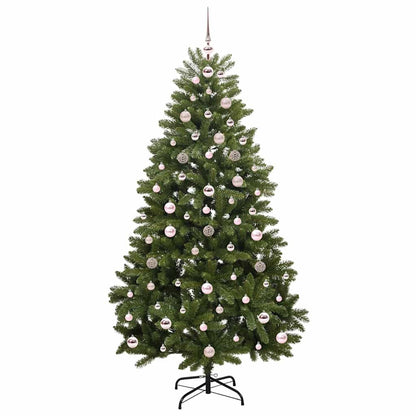 Artificial Christmas Tree Green 180 cm PVC and Metal