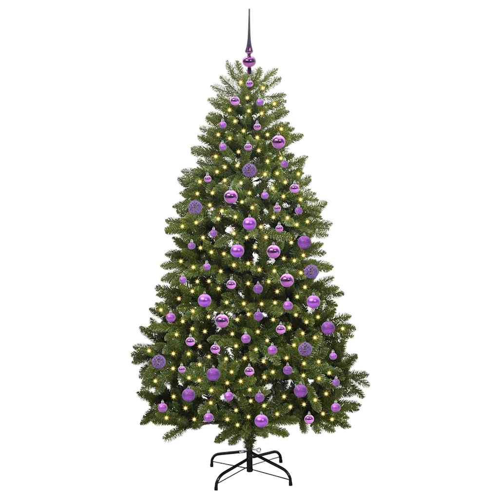 Artificial Christmas Tree Green 180 cm PVC and Metal
