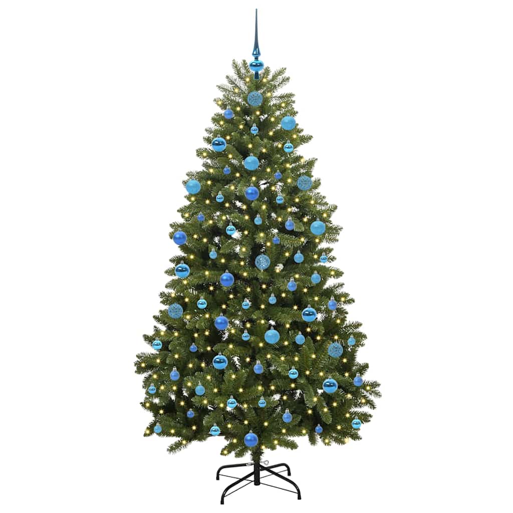 Artificial Christmas Tree Green 180 cm PVC and Metal