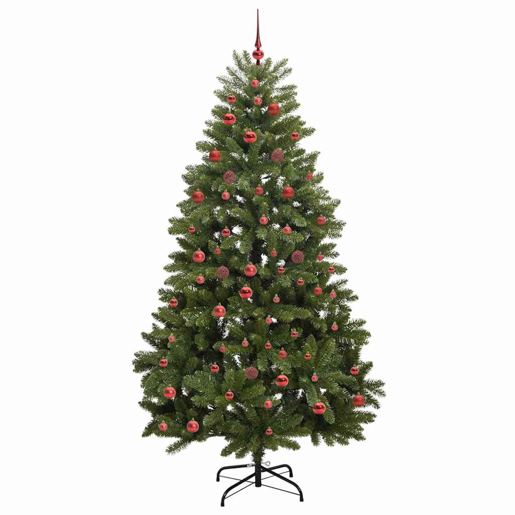 Artificial Christmas Tree 210 cm 300 LEDs Warm White Green
