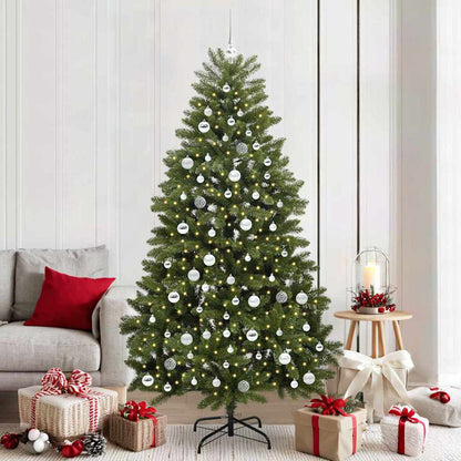 Artificial Christmas Tree 210 cm 300 LEDs Warm White Green