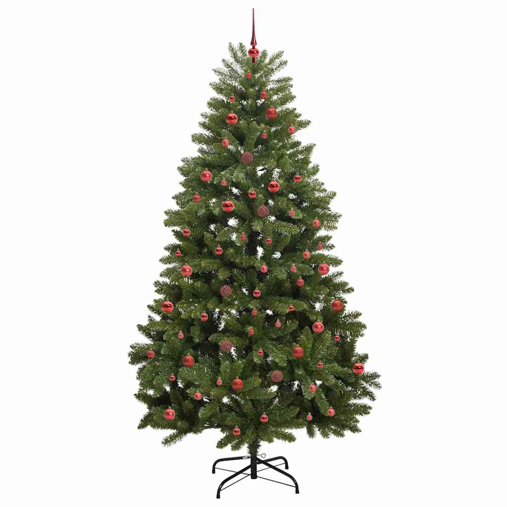 Artificial Christmas Tree 240 cm 300 LEDs Warm White Green