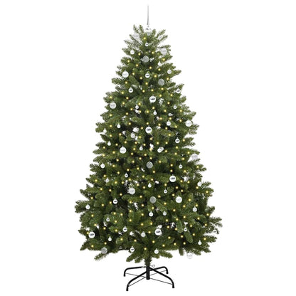 Artificial Christmas Tree 240 cm 300 LEDs Warm White Green