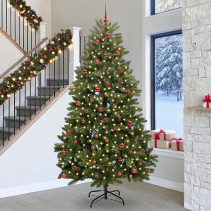 Artificial Christmas Tree 270 cm 300 LEDs Warm White Green