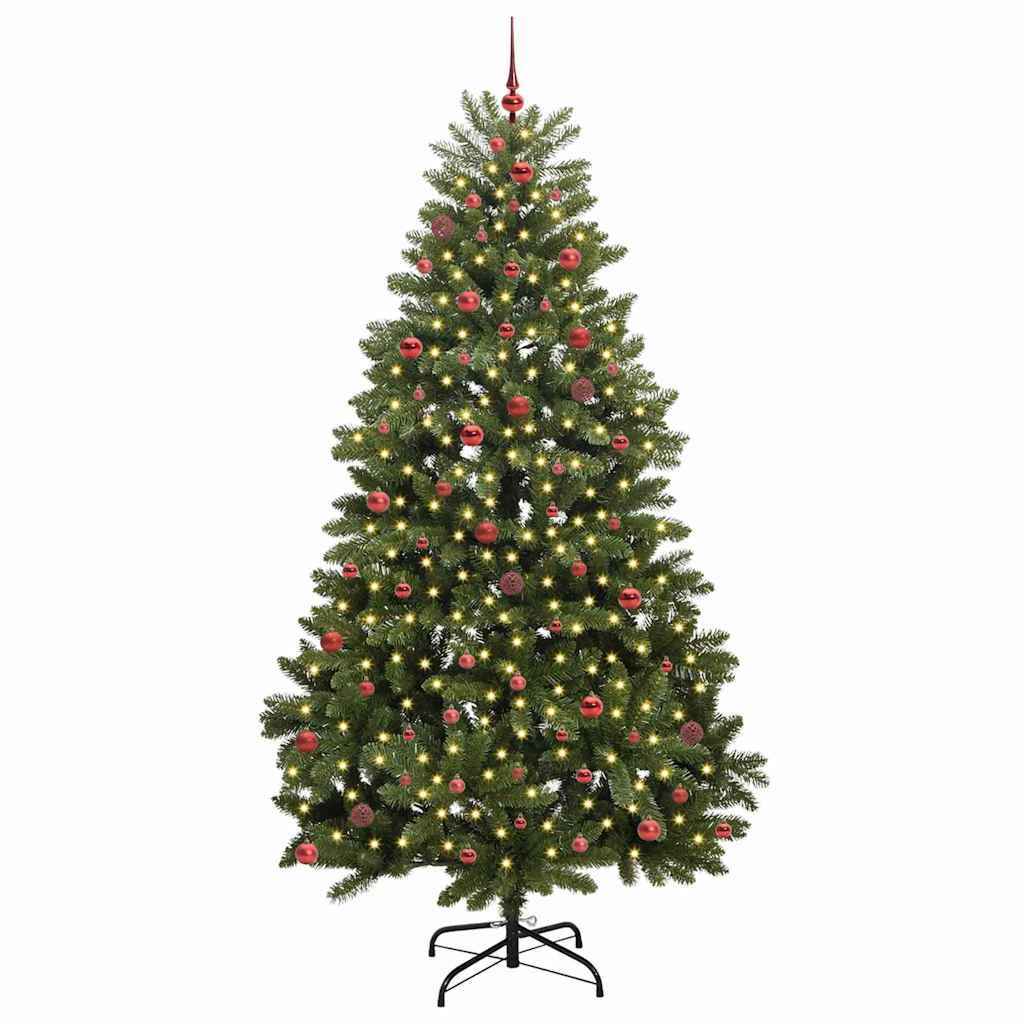 Artificial Christmas Tree 270 cm 300 LEDs Warm White Green
