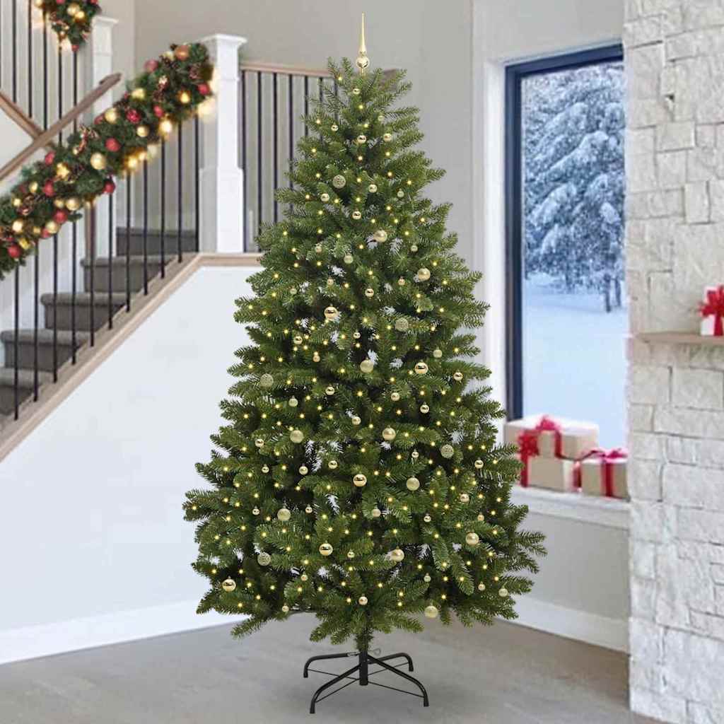 Artificial Christmas Tree 270 cm 300 LEDs Warm White Green
