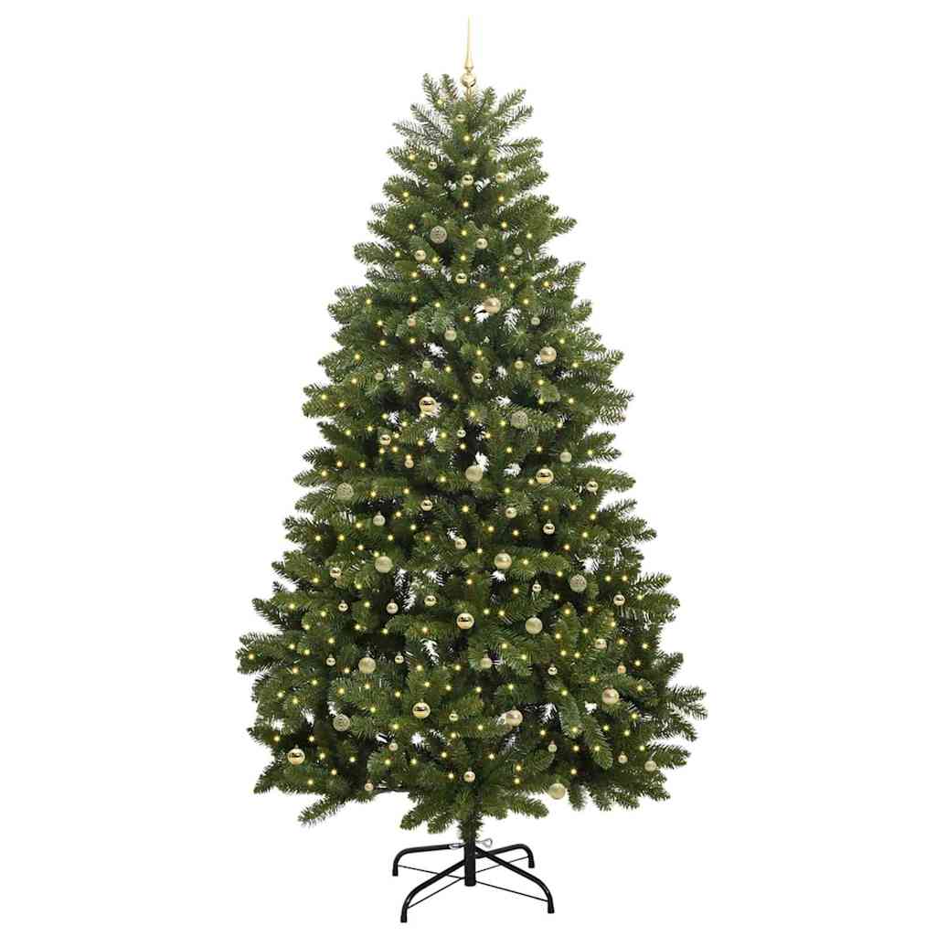 Artificial Christmas Tree 270 cm 300 LEDs Warm White Green