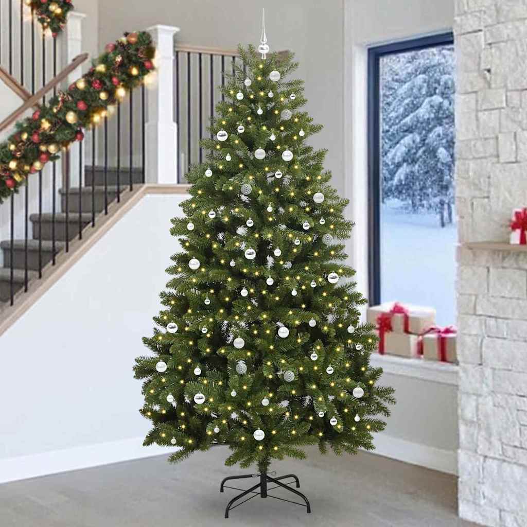 Artificial Christmas Tree 270 cm 300 LEDs Warm White Green