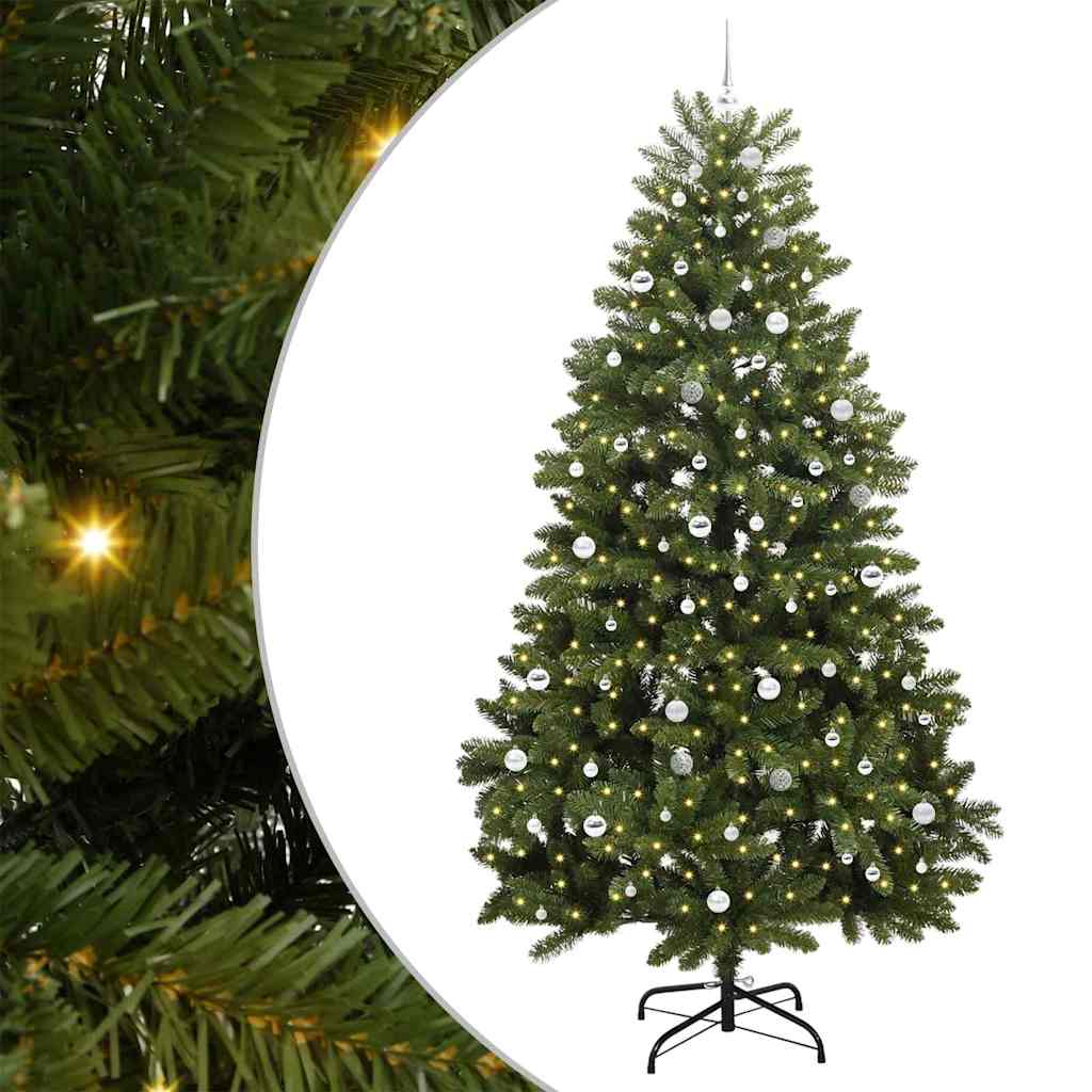 Artificial Christmas Tree 270 cm 300 LEDs Warm White Green