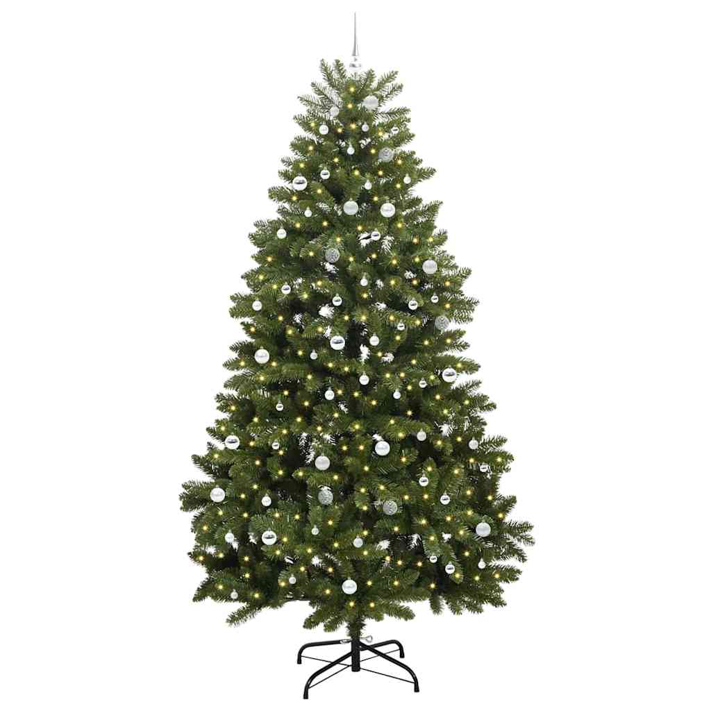 Artificial Christmas Tree 270 cm 300 LEDs Warm White Green