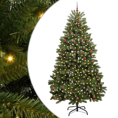 Artificial Christmas Tree 300 cm 300 LEDs Warm White Green