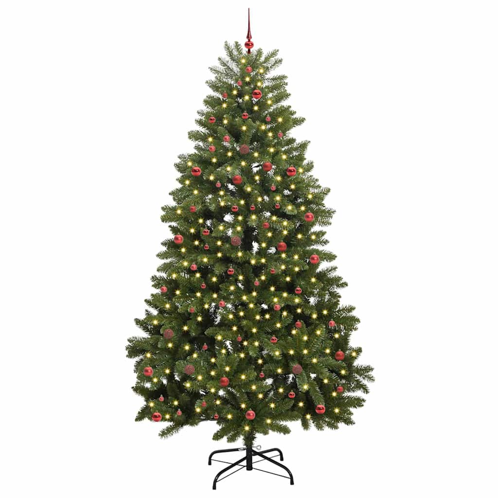 Artificial Christmas Tree 300 cm 300 LEDs Warm White Green