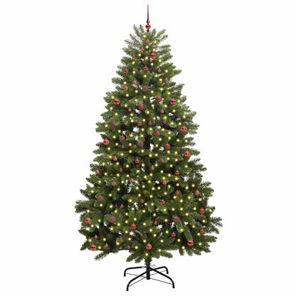 Artificial Christmas Tree 300 cm 300 LEDs Warm White Green