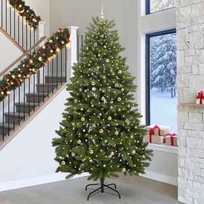 Artificial Christmas Tree 300 cm 300 LEDs Warm White Green