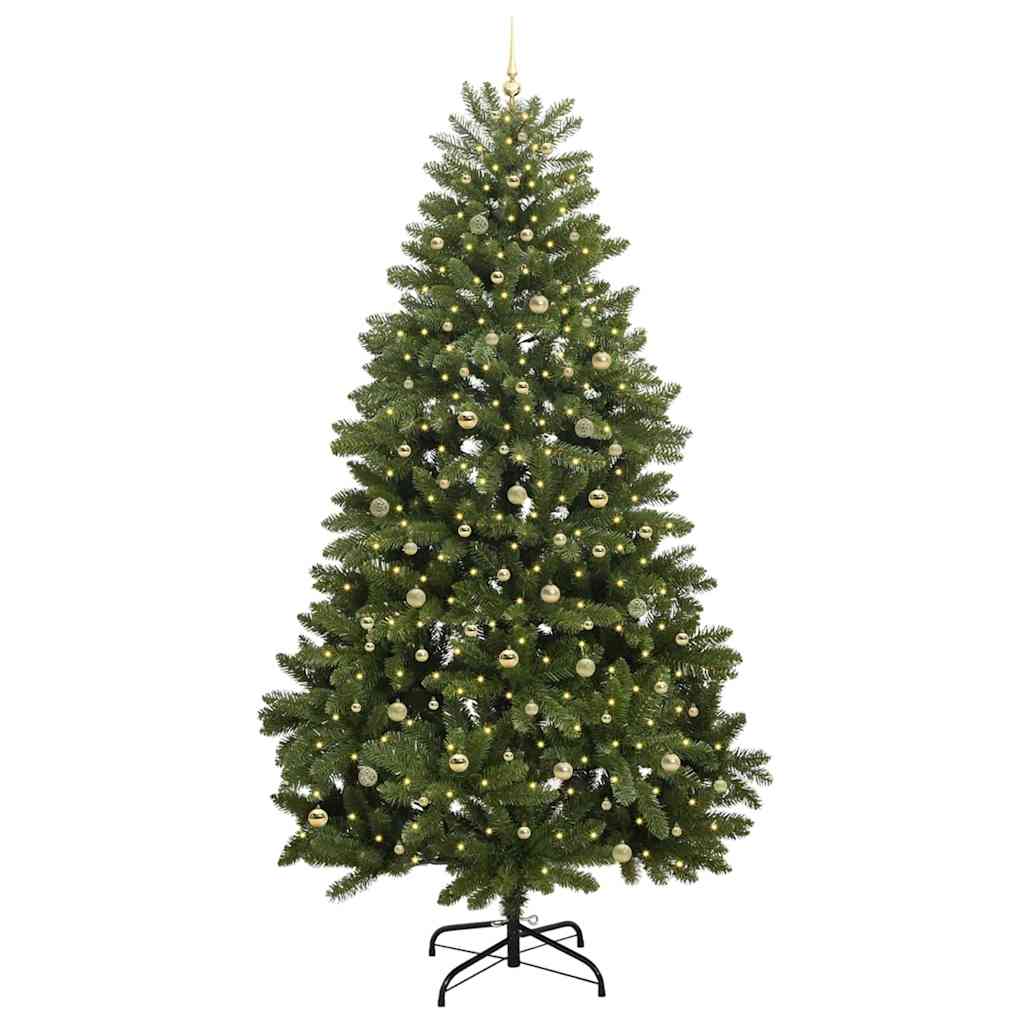 Artificial Christmas Tree 300 cm 300 LEDs Warm White Green