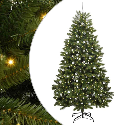 Artificial Christmas Tree 300 cm 300 LEDs Warm White Green
