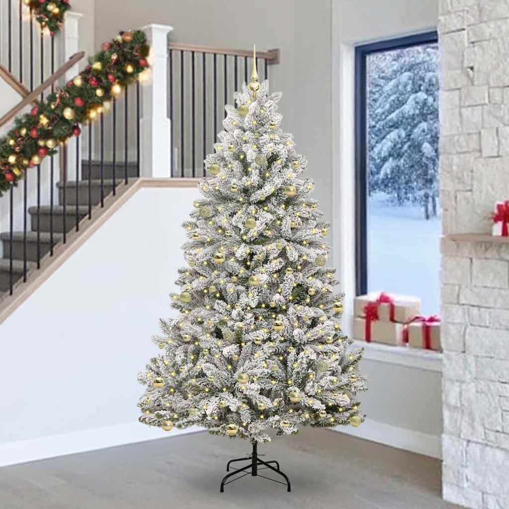 Artificial Christmas Tree 240 cm 300 LEDs Warm White