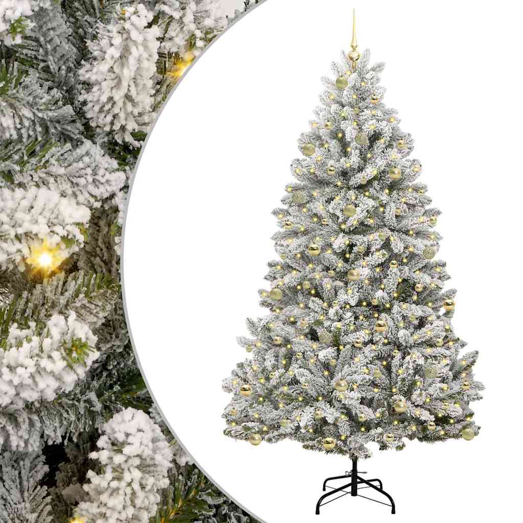 Artificial Christmas Tree 240 cm 300 LEDs Warm White
