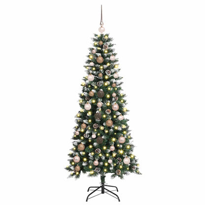 Artificial Christmas Tree with 150 LEDs with Stand Green 150 cm