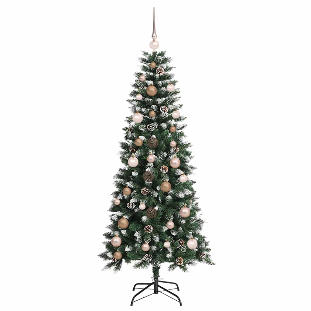 Artificial Christmas Tree with 150 LEDs with Stand Green 150 cm