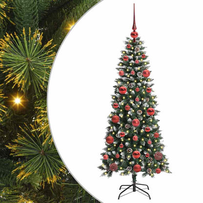 Artificial Christmas Tree with 150 LEDs with Stand Green 150 cm