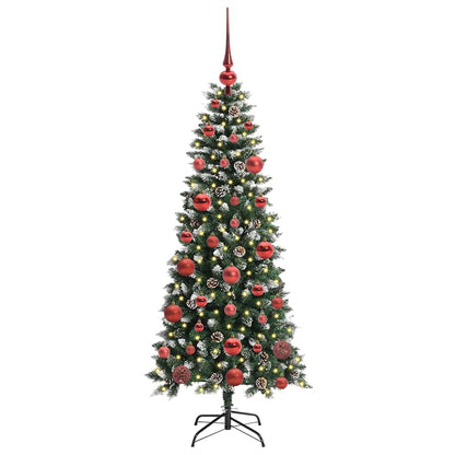 Artificial Christmas Tree with 150 LEDs with Stand Green 150 cm